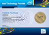 Certificat Intel Technology Provider pour entreprise - Dépannage, installation et formation informatique Paris